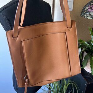 Mauro Governa for Saks Fifth Avenue Tan Leather Tote – Made in Italy
